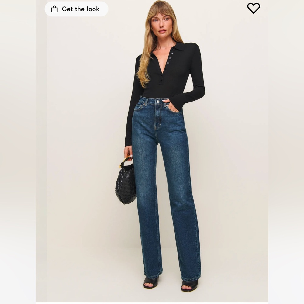 Reformation High Rise Women Jeans - Dark Blue